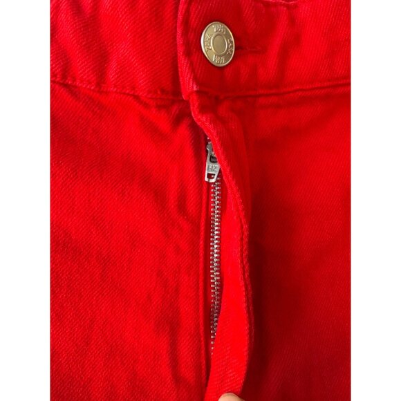 2/$30 ZARA Size Small Red Zara Cotton Womens Shorts - Picture 13 of 15
